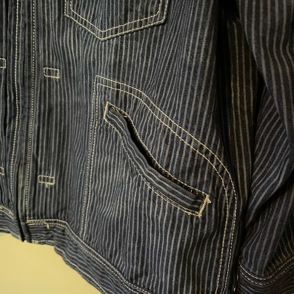 RL Lauren Jeans Co. Overdyed and Upcycled Denim Jacket, size XL - Picture 9 of 11